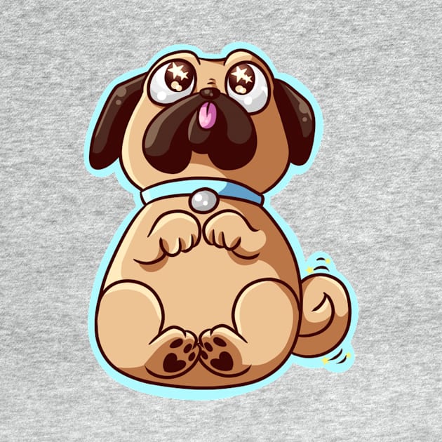 give this pug a hug by SaganPie